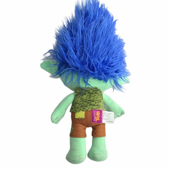DreamWorks Blue Hair Trolls Doll Plush Soft Toy 16 - Picture 2 of 8